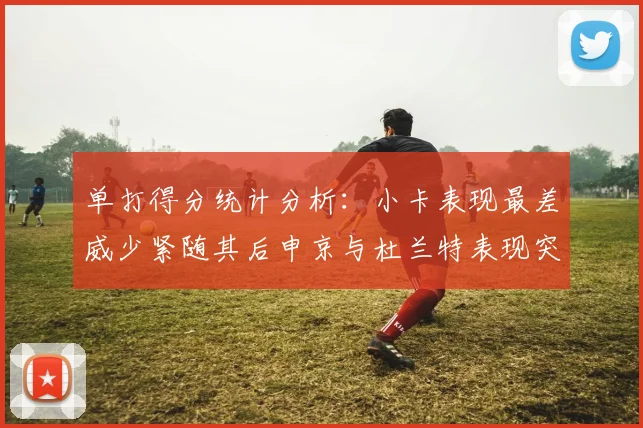 单打得分统计分析：小卡表现最差威少紧随其后申京与杜兰特表现突出